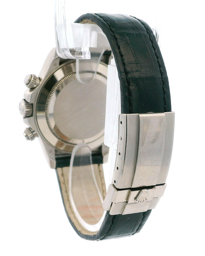 Rolex Cosmograph Daytona 116519 18K White Gold Black Dial Box & Papers