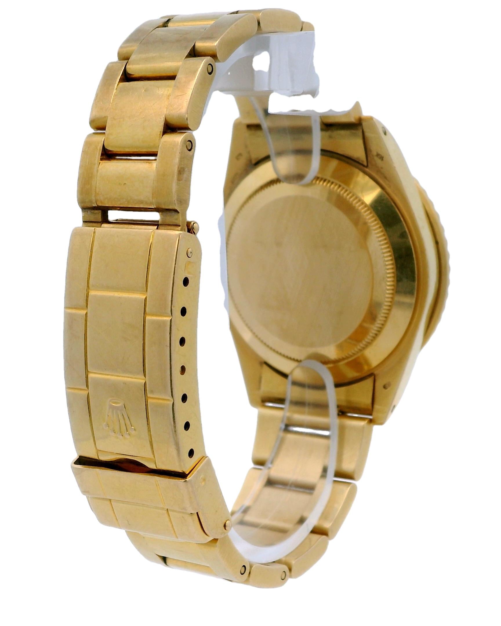 Rolex Submariner Date 16808 Tropical Nipple Dial Men's Watch