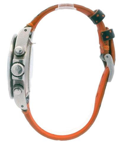 Tudor Monte Carto orange black grey dial  7149/0 Unpolished Vintage Watch