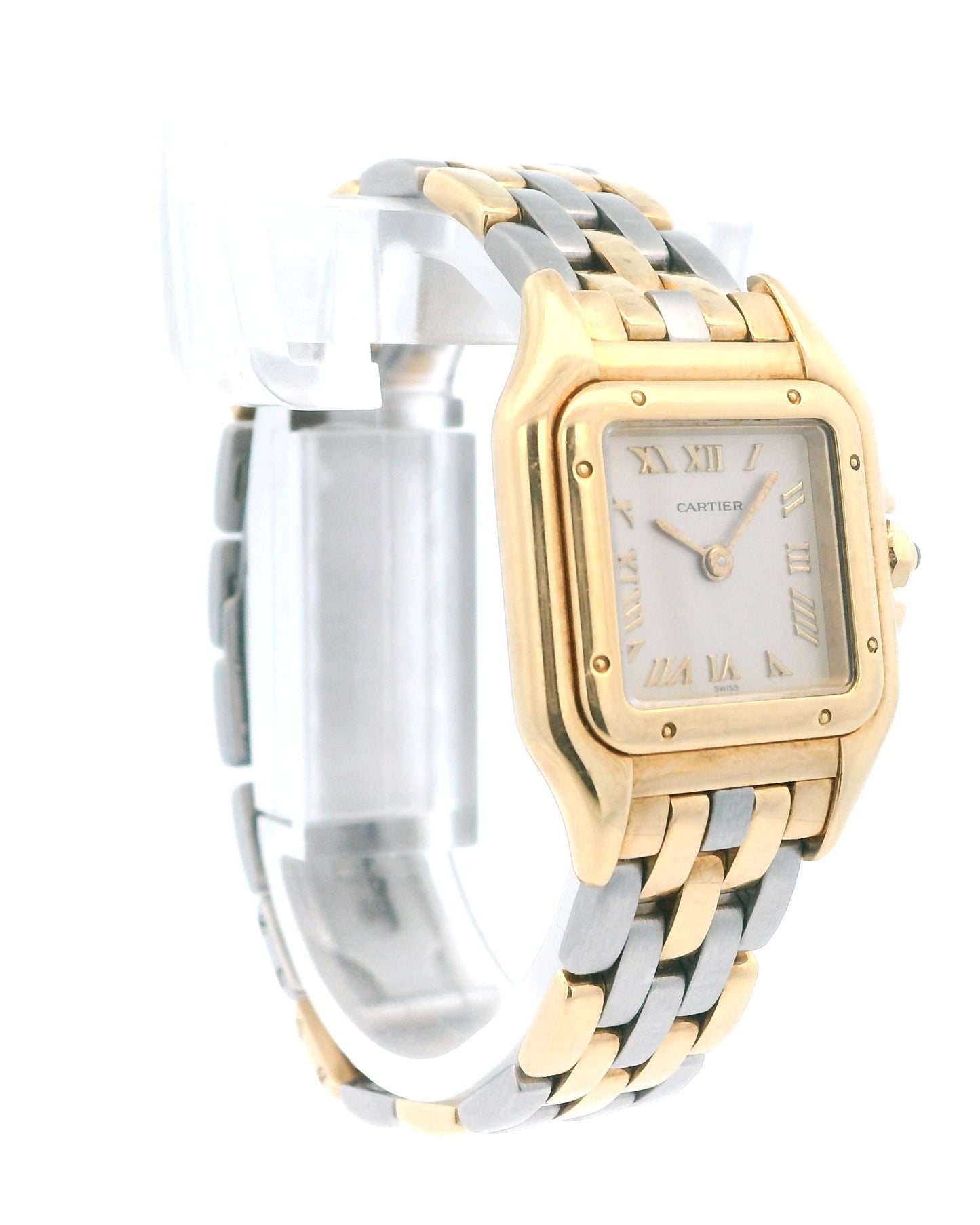Cartier Panthere W25040L6 Two Tone V-Link Ladies Watch