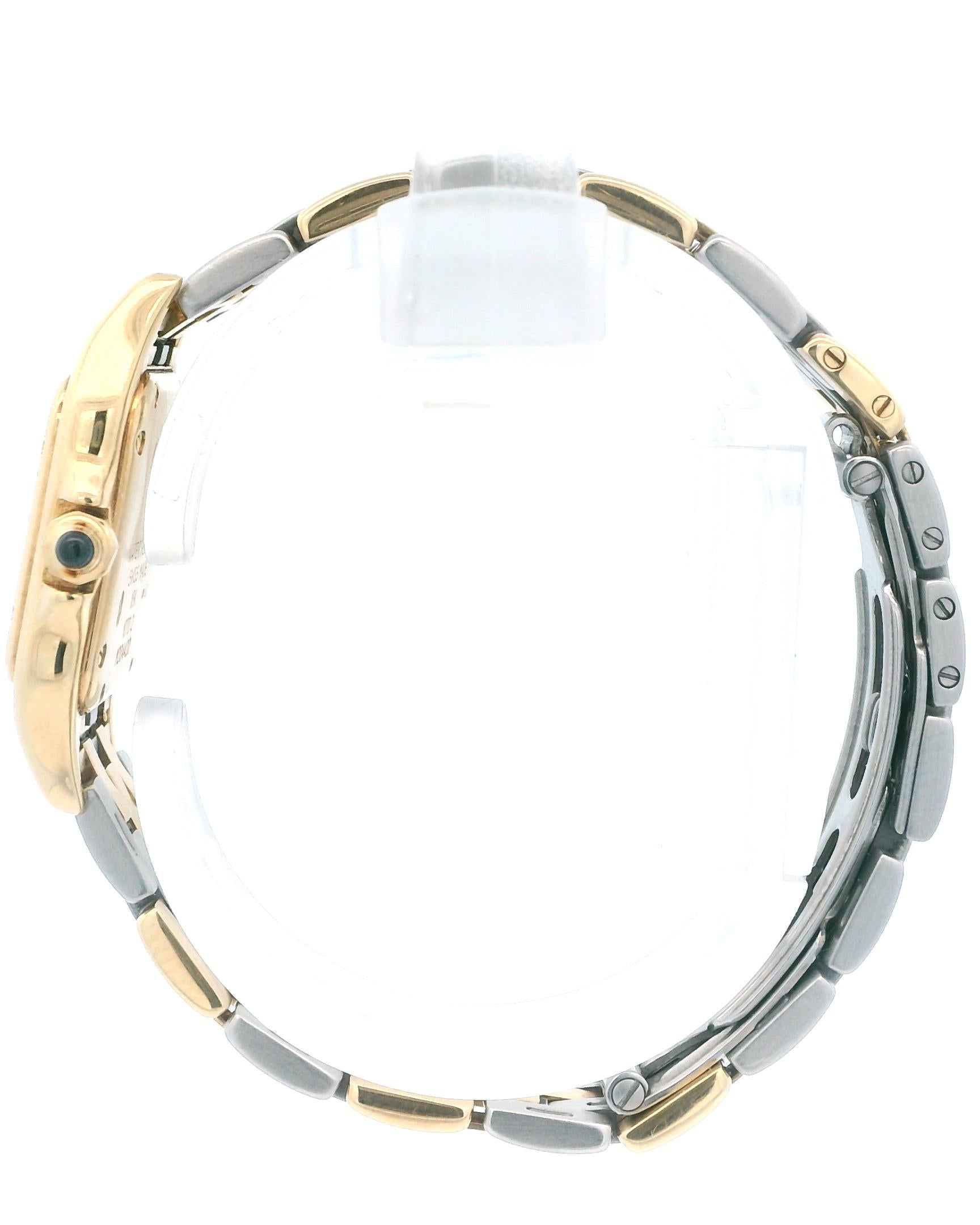 Cartier Panthere W25040L6 Two Tone V-Link Ladies Watch