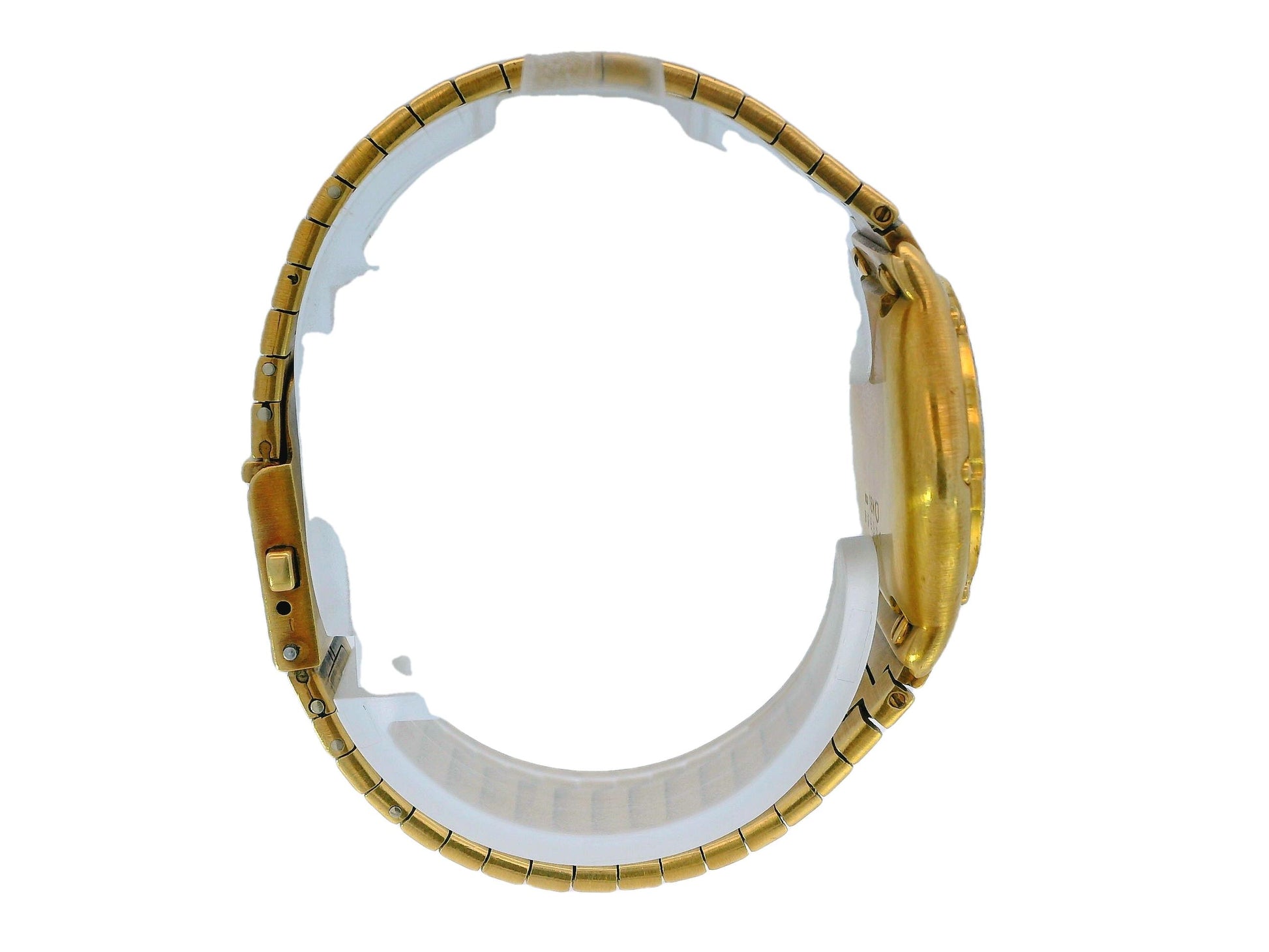 Ebel 18k Yellow Gold Wave Diamond Bezel