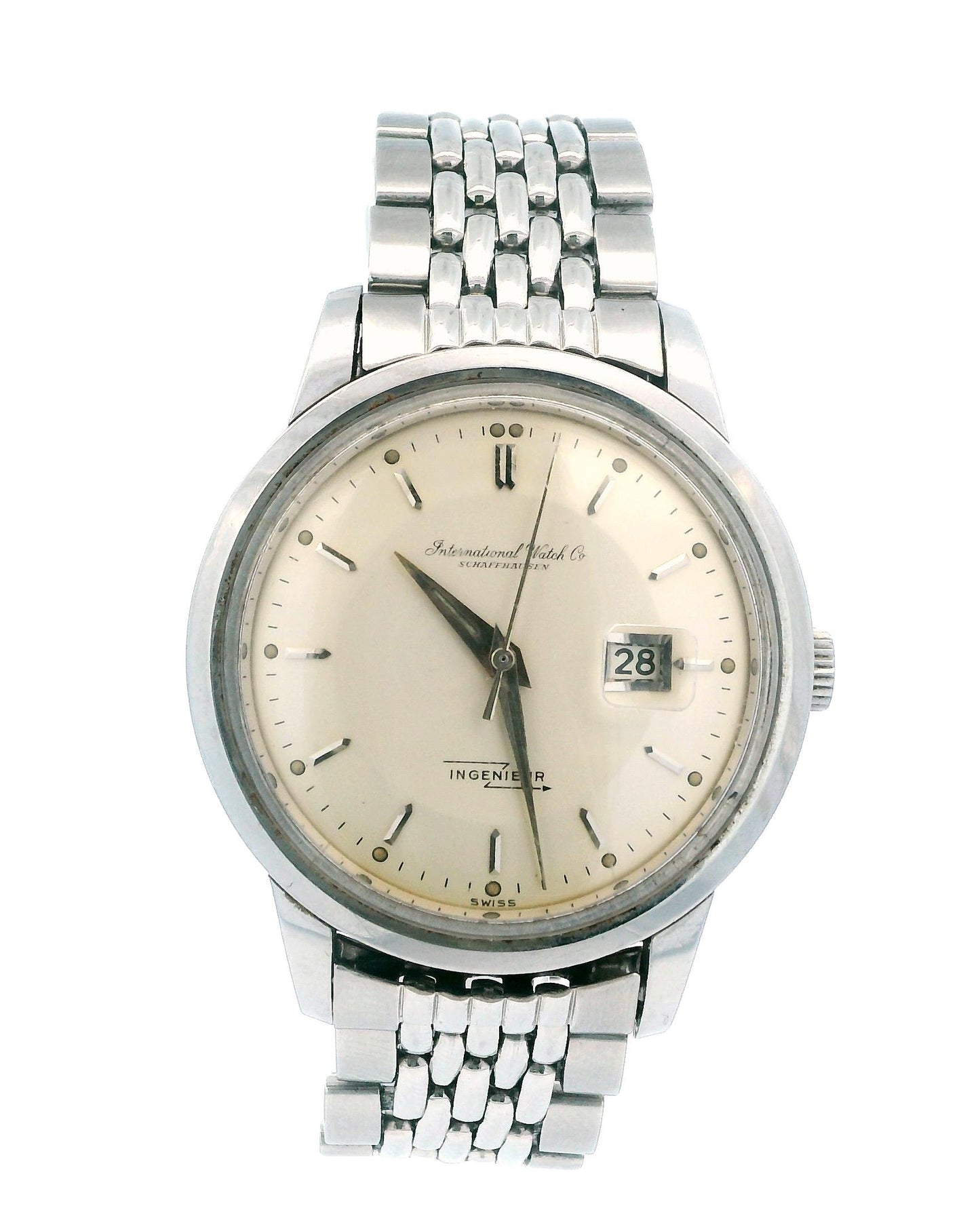 IWC Ingenieur Stainless Steel Vintage Mens Watch