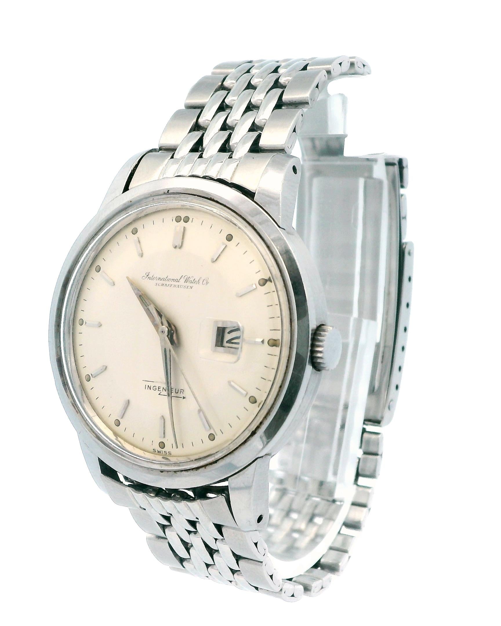 IWC Ingenieur Stainless Steel Vintage Mens Watch