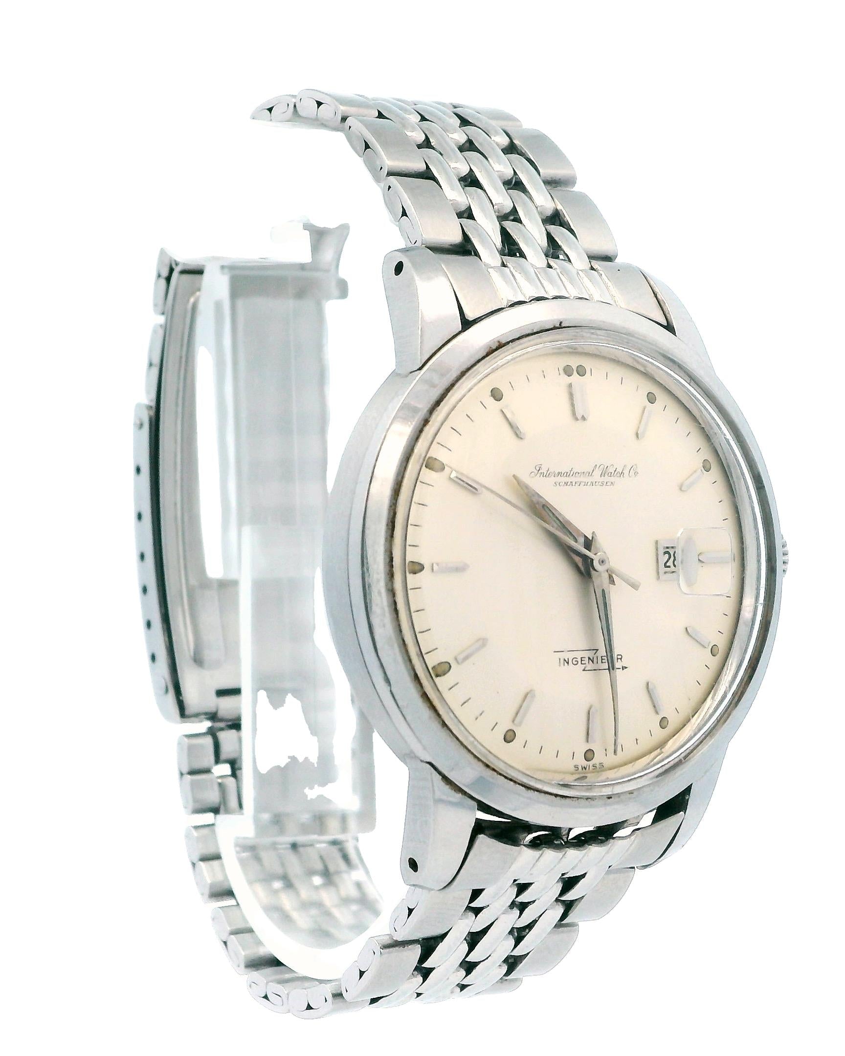 IWC Ingenieur Stainless Steel Vintage Mens Watch