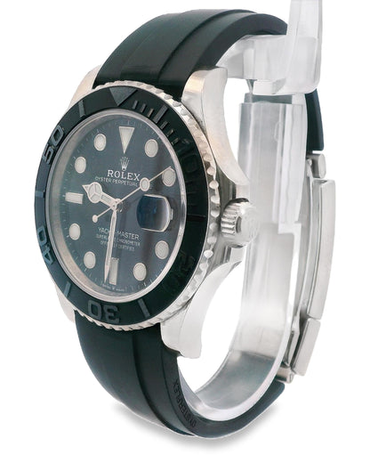 Rolex Yacht-Master 226659 Black Dial 18K White Gold Watch Box Papers
