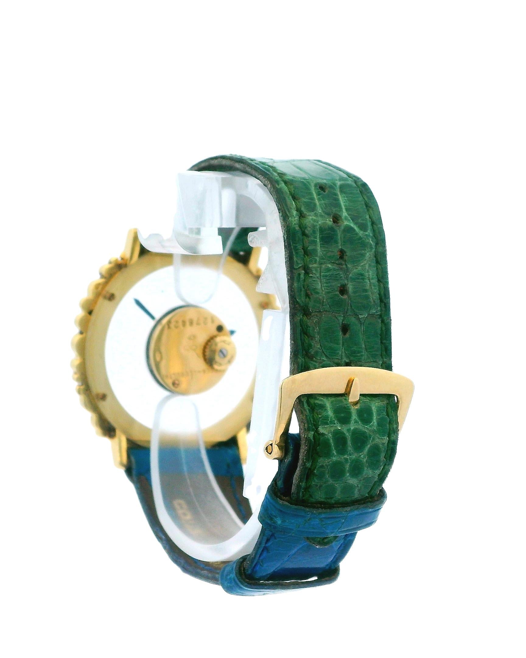 Jaeger-LeCoulture Mystery Dial 18K Yellow Gold Nuggest Watch