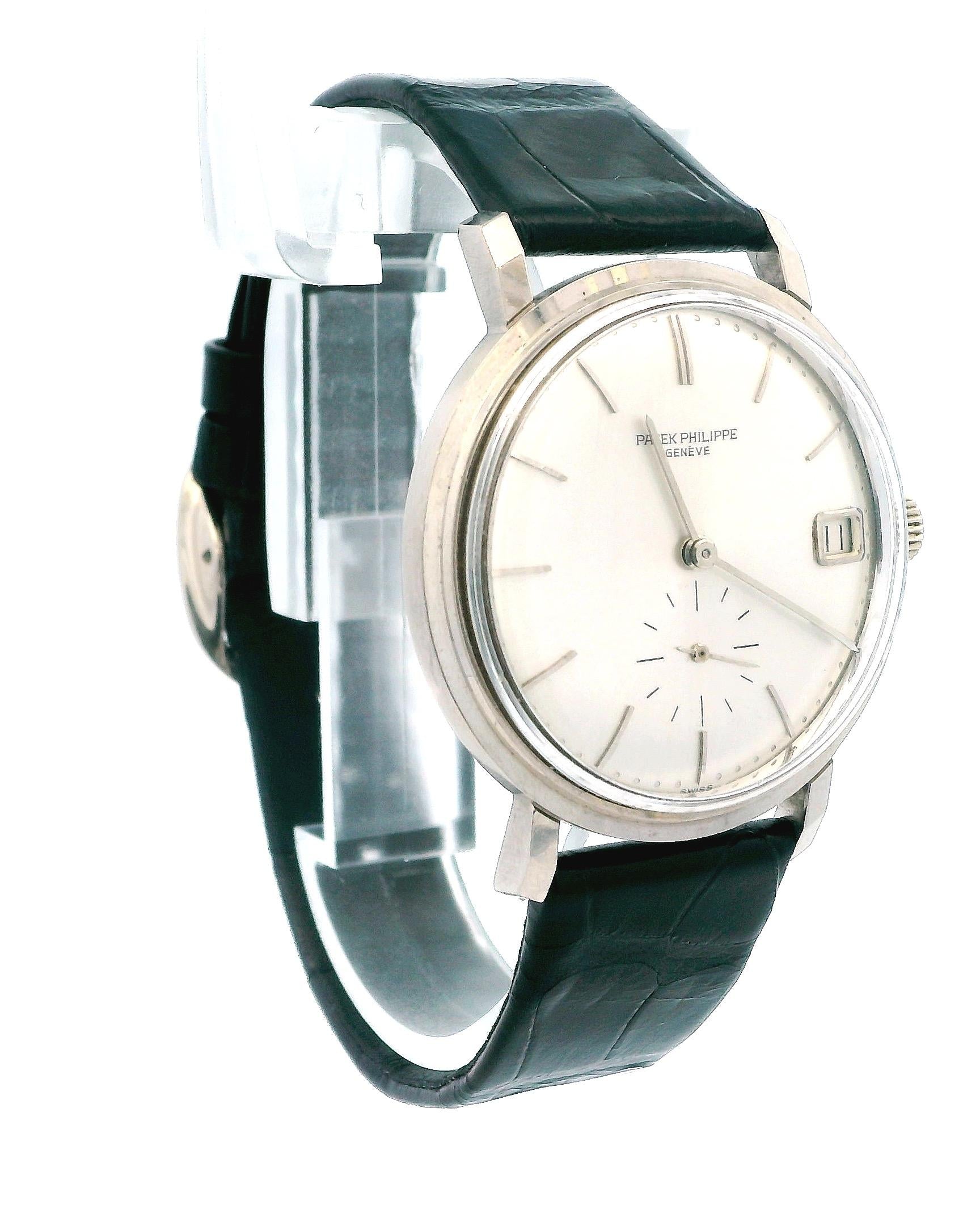 Patek Philippe Calatrava 3445G 18K White Gold Watch