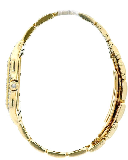 Cartier Panthere Large W25014B9 Pave Dial & Bracelet Watch