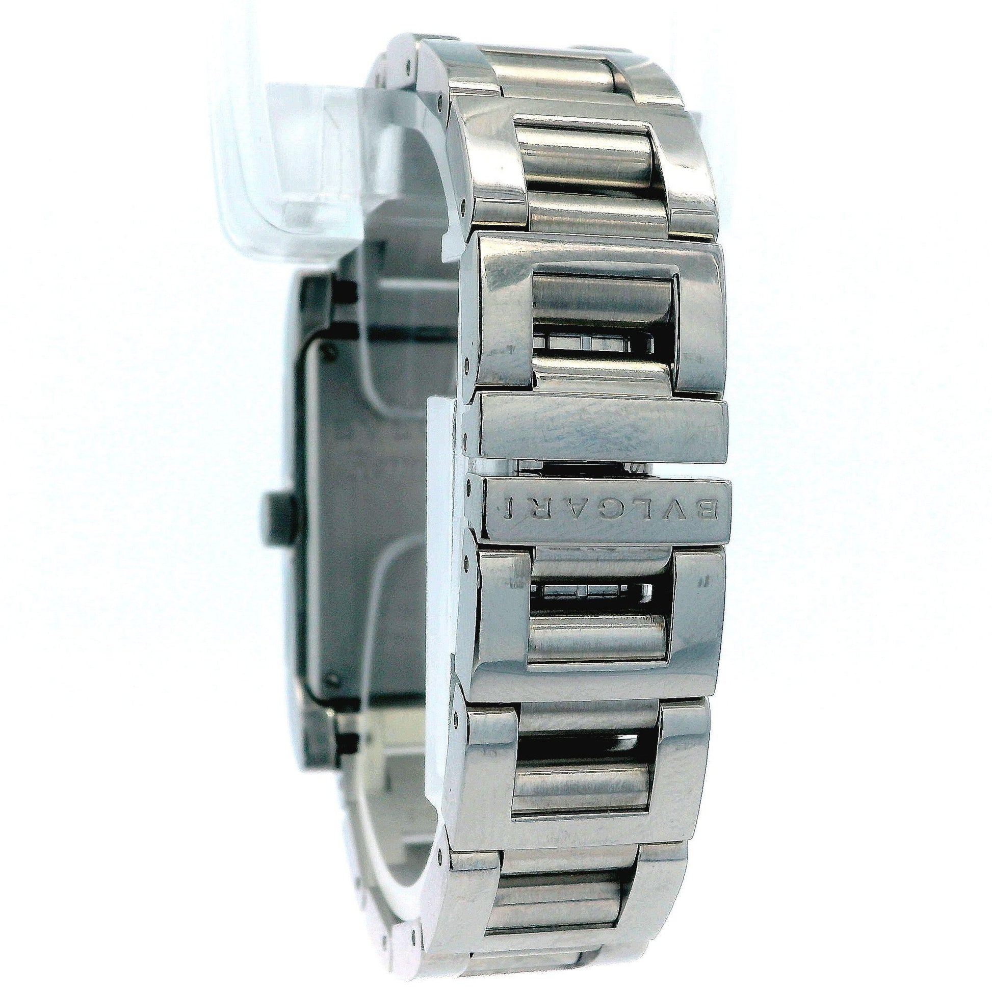 Bvlgari Rettangelo Steel Silver Dial Ladies Watch(Pre-Owned)