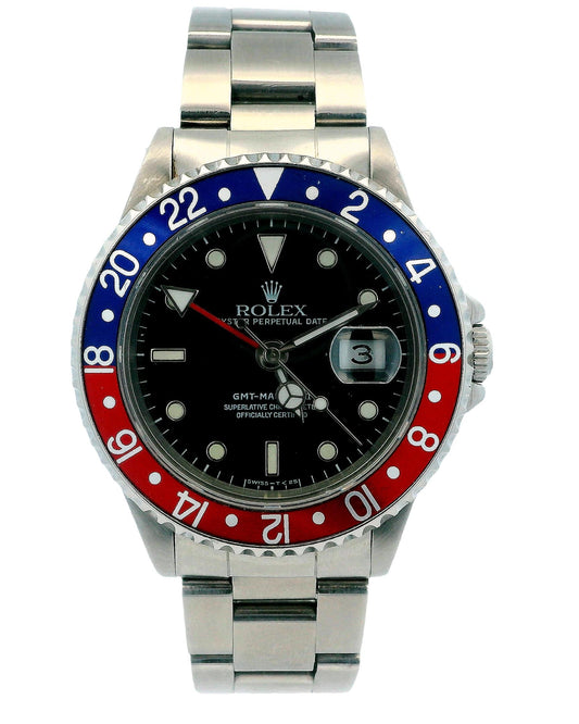Rolex GMT Master II 16710 Pepsi Bezel Men's Watch