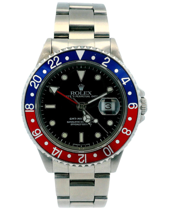 Rolex GMT Master II 16710 Pepsi Bezel Men's Watch