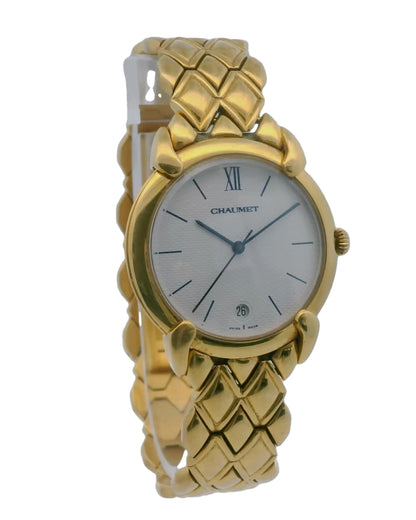 Chaumet 18K Yellow Gold Horned Lugs Watch