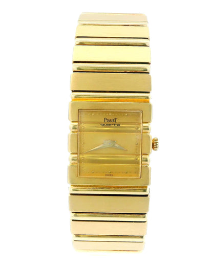 Piaget Polo 8131C701 Midsize 18K Yellow Gold Ladies Watch