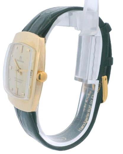 Bucherer 18k Yellow Gold Cushion Automatic Watch