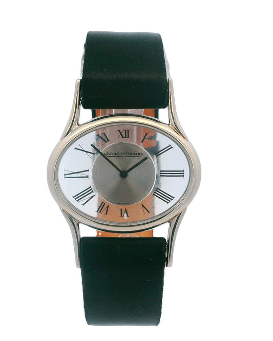 Jaeger Le-Coultre 17011 Mystery 18k White Gold W/Customized Strap & Buckle