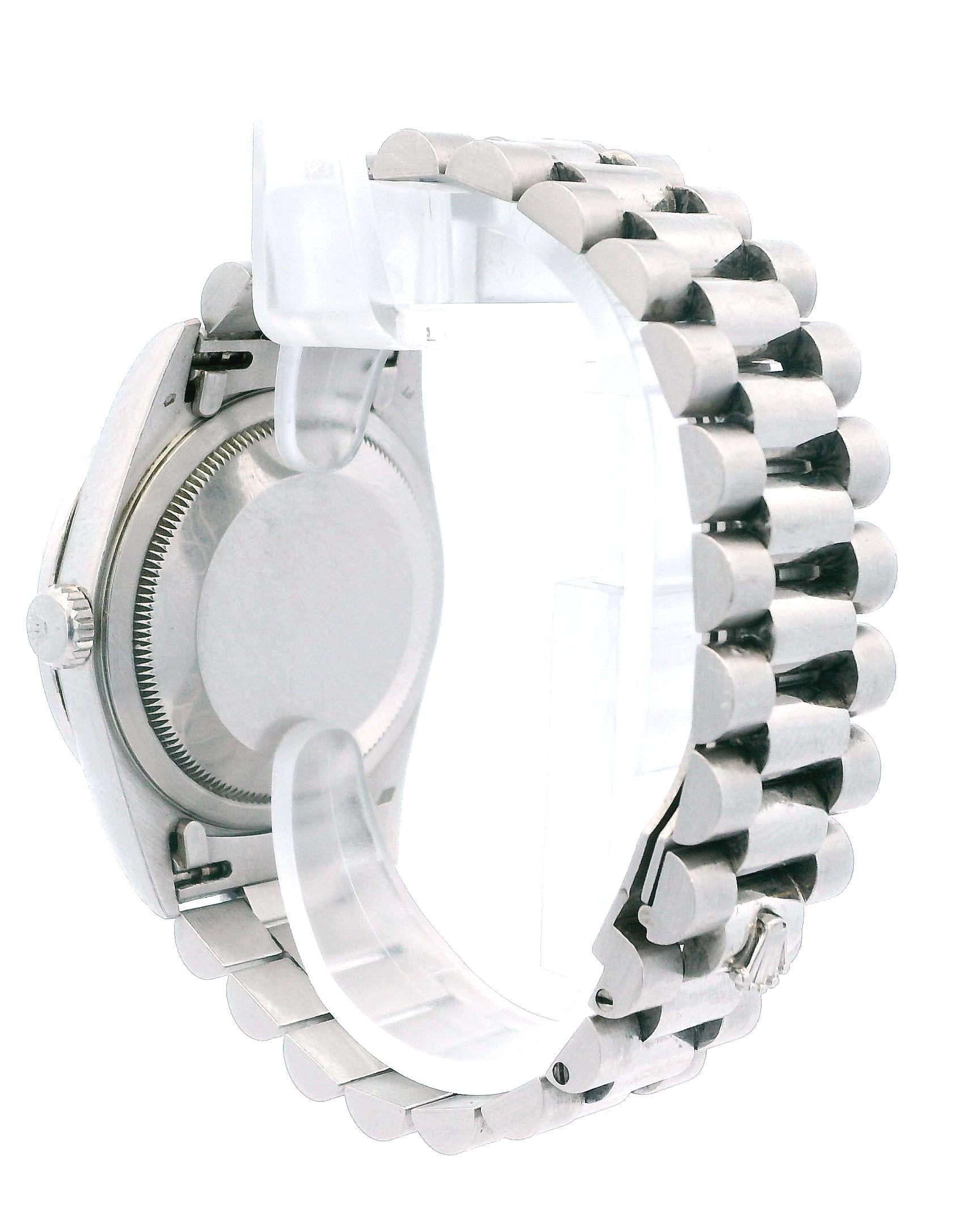 Rolex Day-Date President 18346 Platinum Diamond Watch