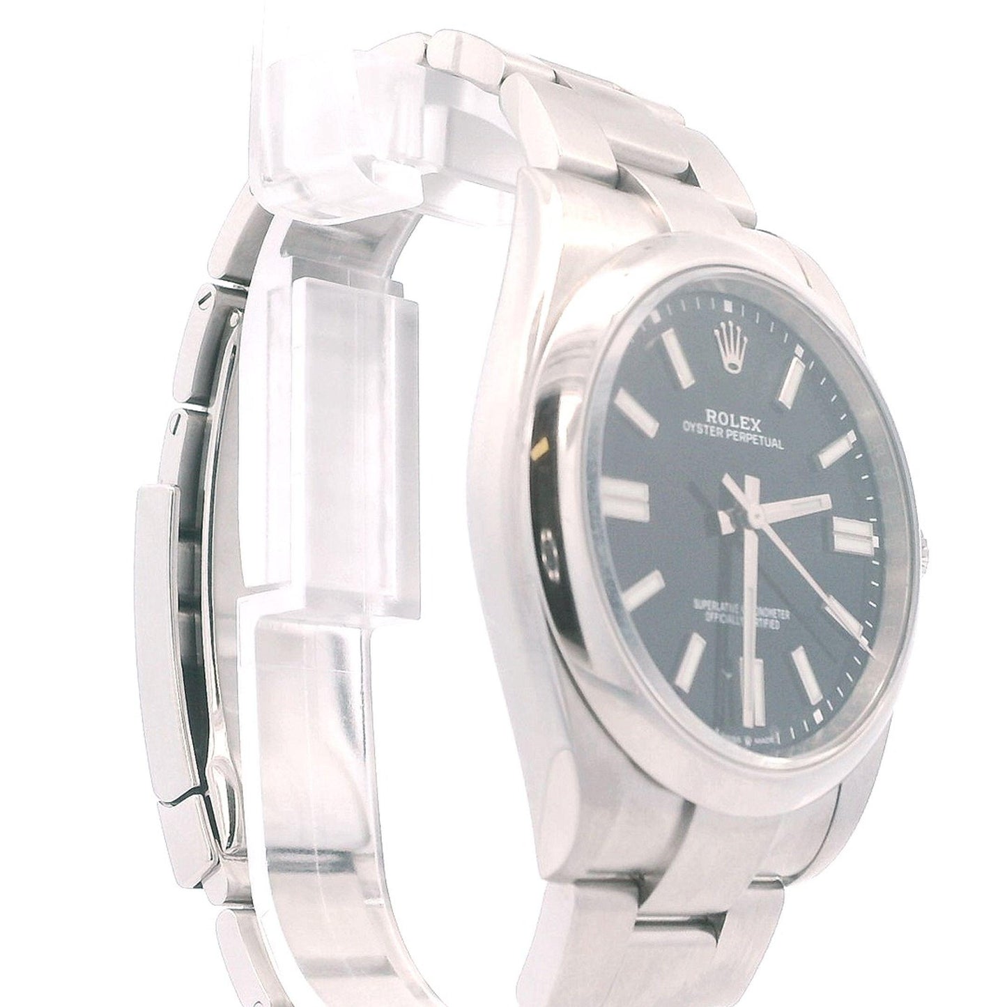 Rolex Oyster Perpetual 124300 Black Dial Mens Watch Box & Papers(Pre-Owned)