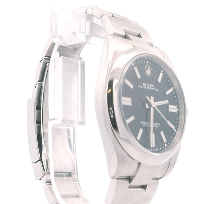Rolex Oyster Perpetual 124300 Black Dial Mens Watch Box & Papers(Pre-Owned)