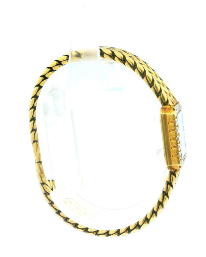 Piaget Mini Lapis Dial Diamond chevron bracelet Ladies Vintage Watch