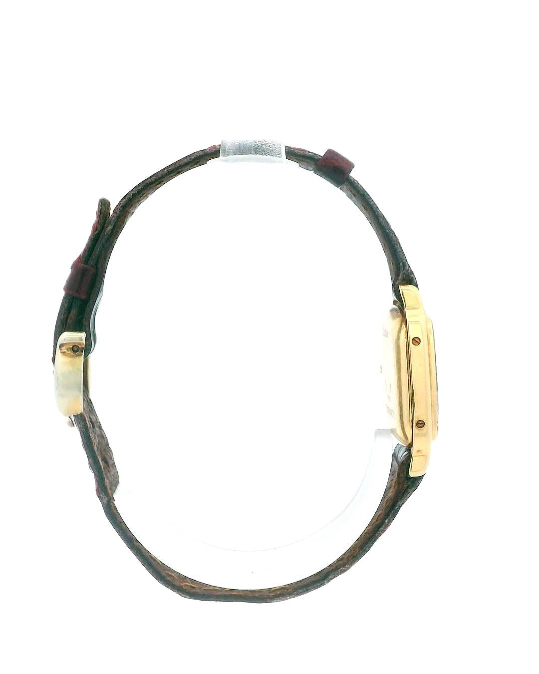 Cartier Paris 7825 18K  Yellow Gold Mechanical Vintage Watch
