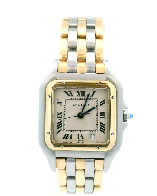 Cartier Panthere Midsize Three-Row Two-Tone Watch(Pre-Owned)