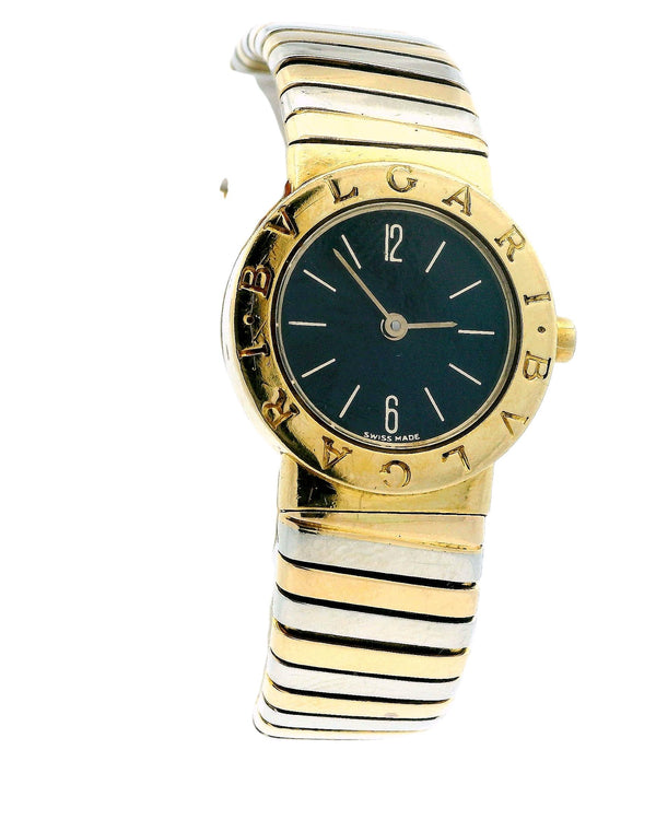 Bvlgari Tubogas BB232T 18K Yellow, Rose & White Gold Ladies Watch