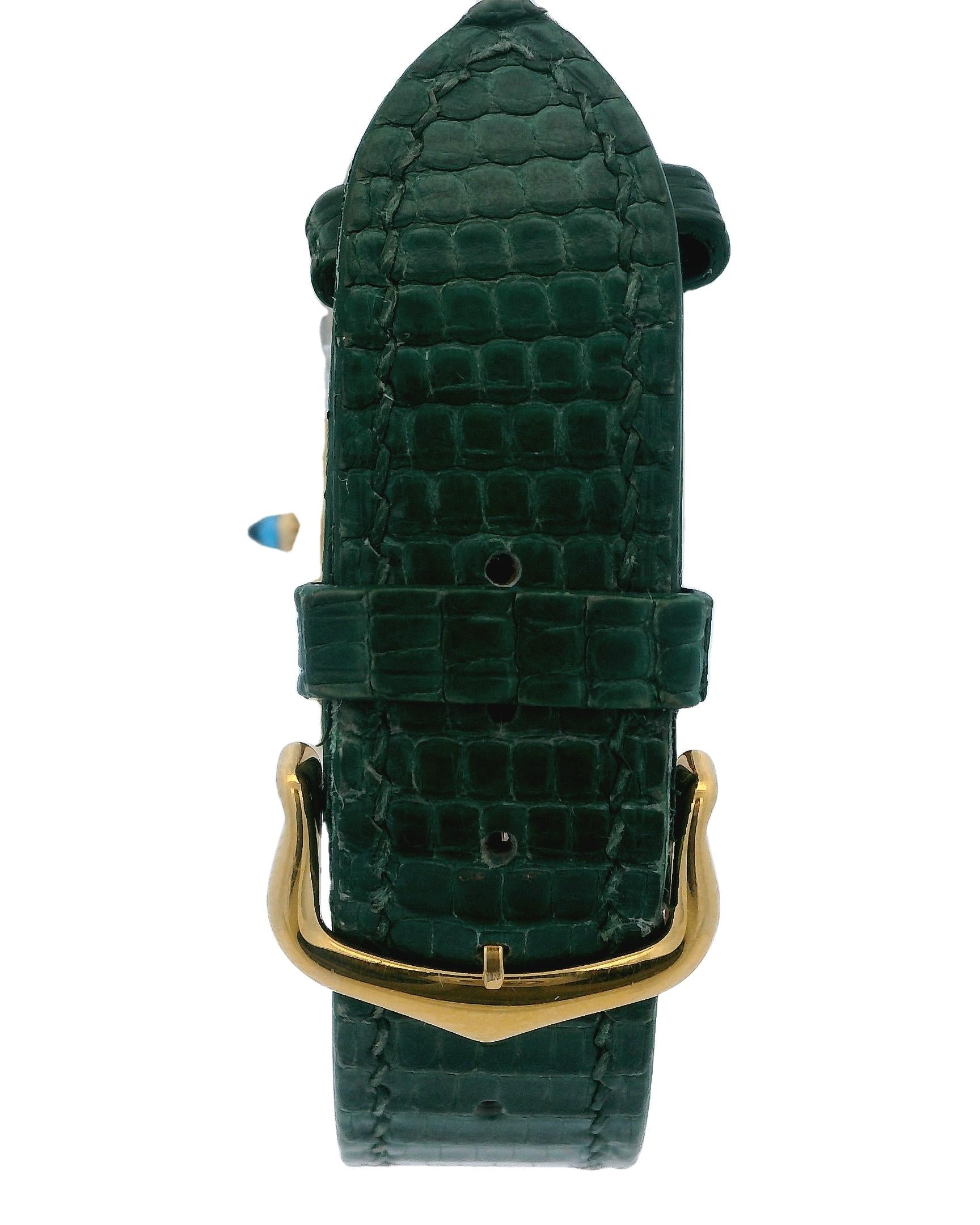 Cartier Tank 18k Yellow Gold by Cartier NY in 1980's sign by Bueche Girod