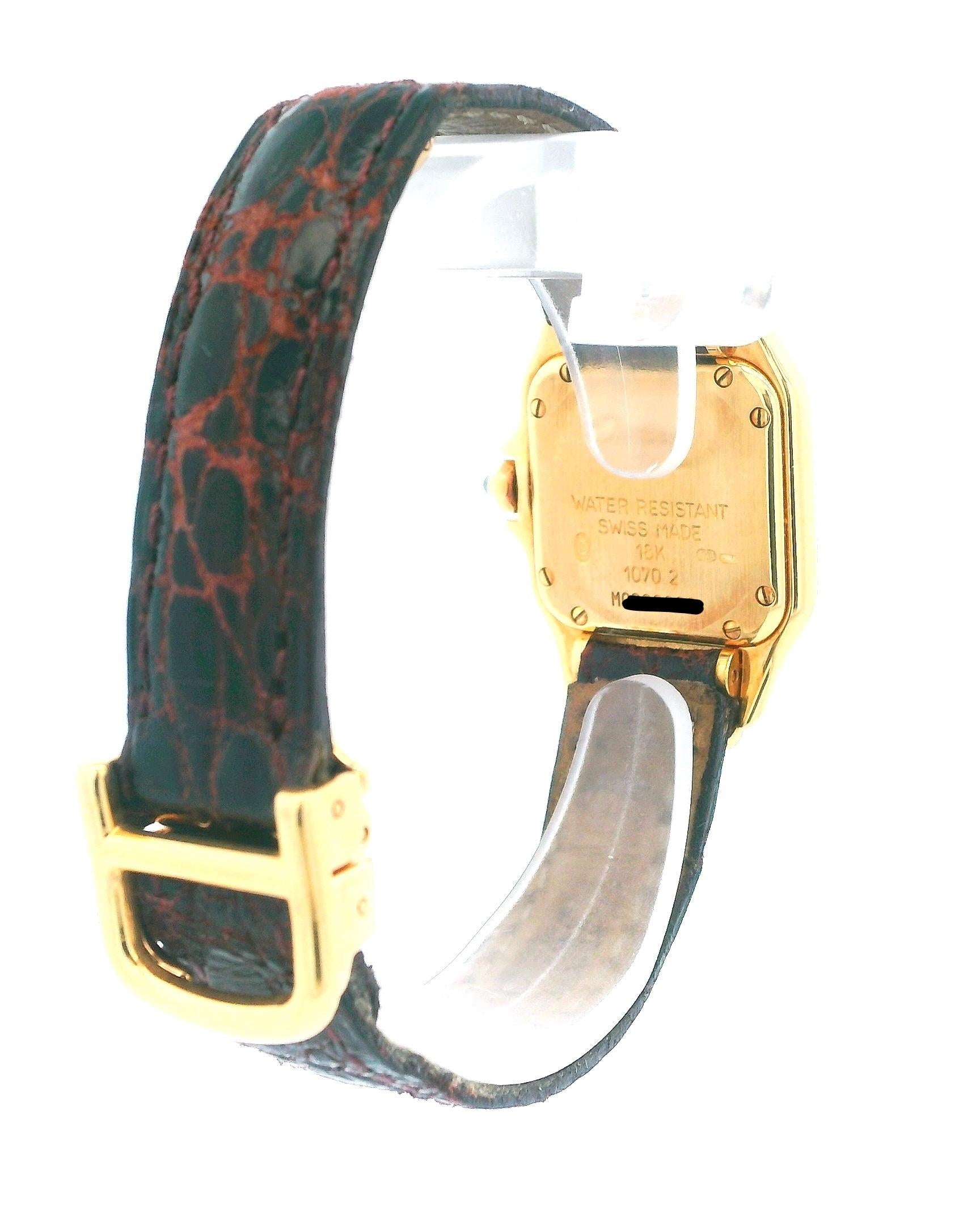 Cartier Panthere Les Styles W2504431 18K Yellow Gold Watch