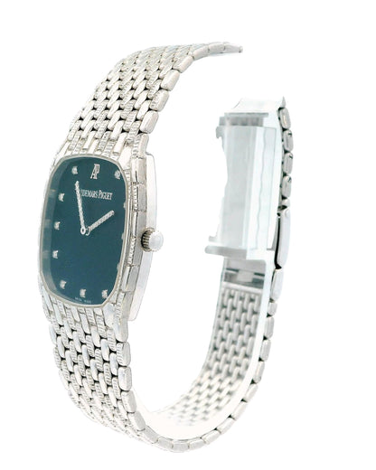 Audemars Piguet 4126 Diamond Black Dial 18K White Gold.
