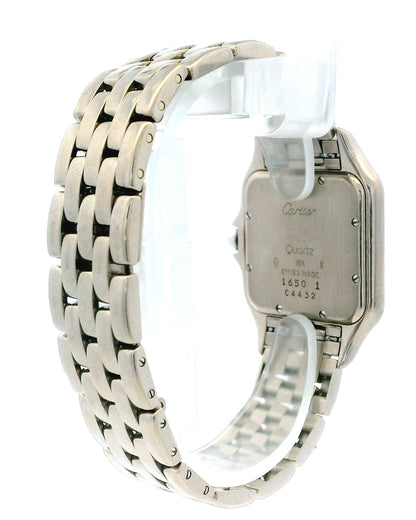 Cartier  large Panthere 1650 Blue MOP 18K White Gold Watch