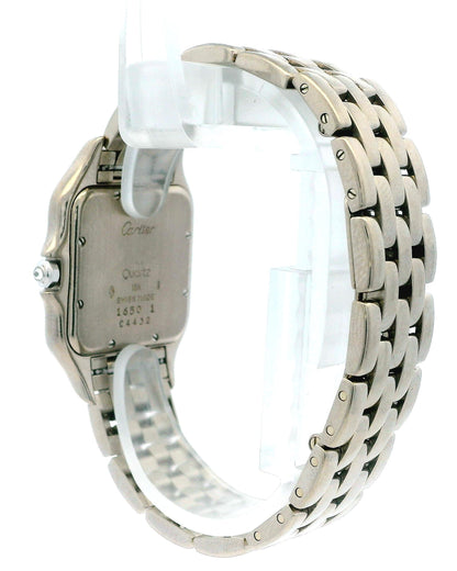 Cartier  large Panthere 1650 Blue MOP 18K White Gold Watch