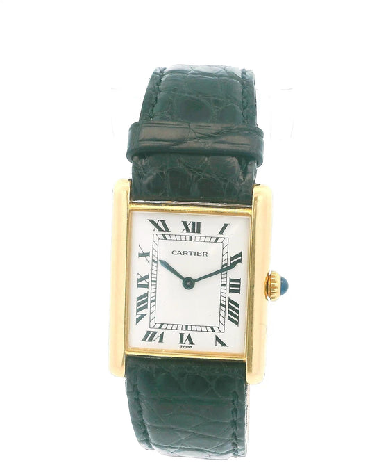 Cartier Tank Paris 18k Yellow Gold Watch