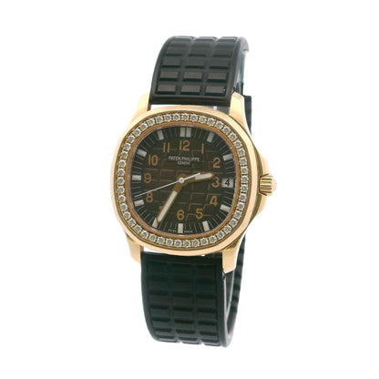 Patek Philippe 5068R Aquanaut Luce Chocolate Dial 18K Rose Gold Box & Papers