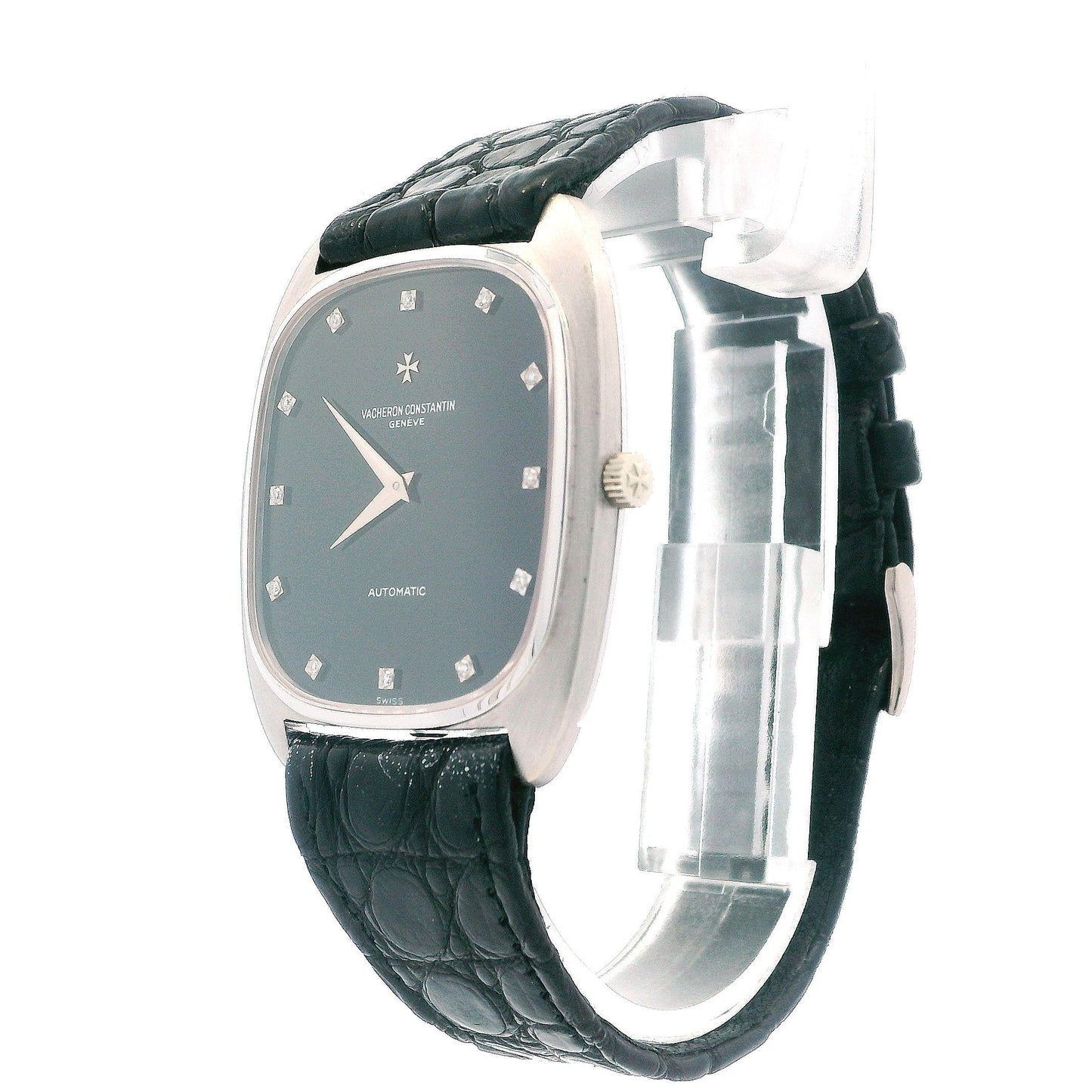 Vacheron Constantin XL 45003 18K White Gold Diamond Onyx Dial W/Box