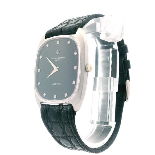 Vacheron Constantin XL 45003 18K White Gold Diamond Onyx Dial W/Box