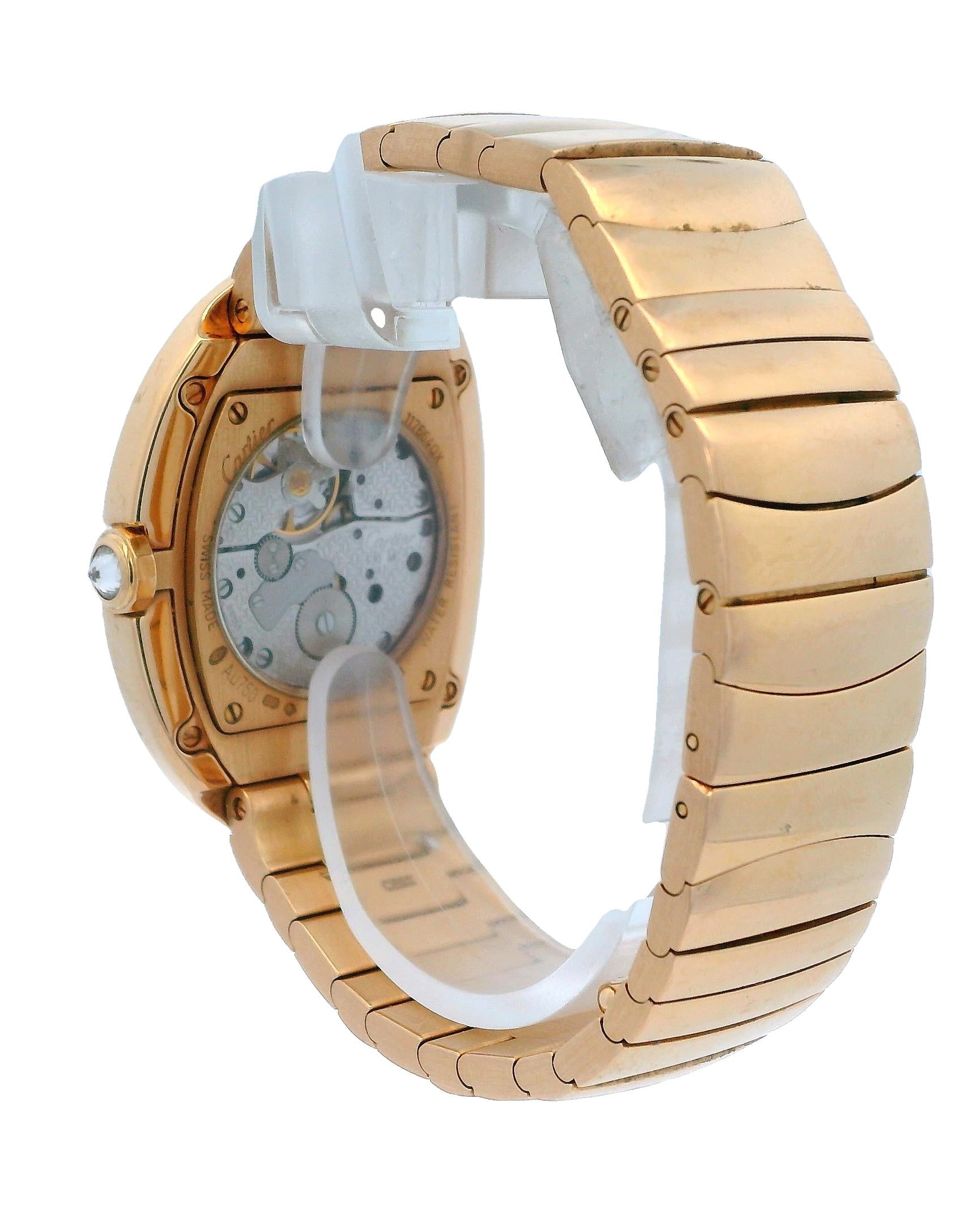Cartier Baignoire Large WB520003 Diamond 18K Rose W/Box & Papers