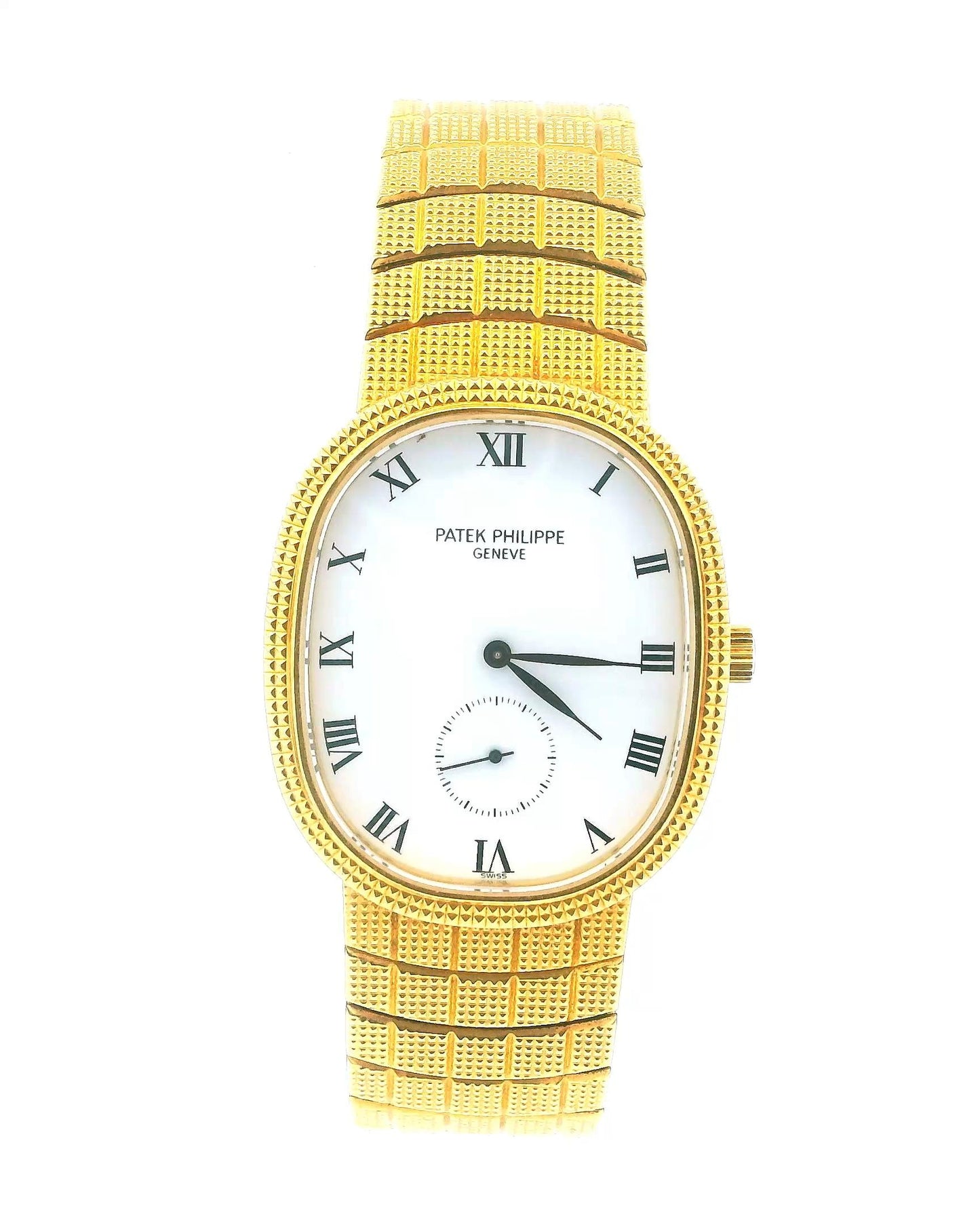 Patek Philippe Ellipse 3987 18K Yellow Gold Hobnail Watch