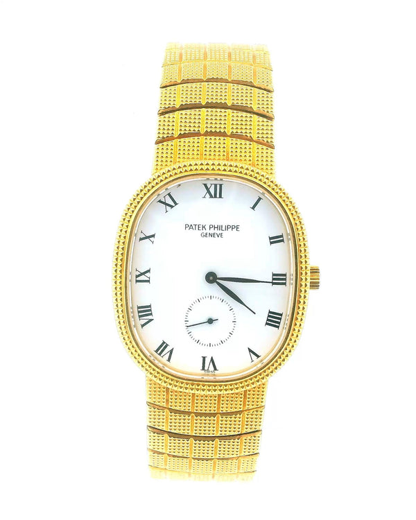 Patek Philippe Ellipse 3987 18K Yellow Gold Hobnail Watch