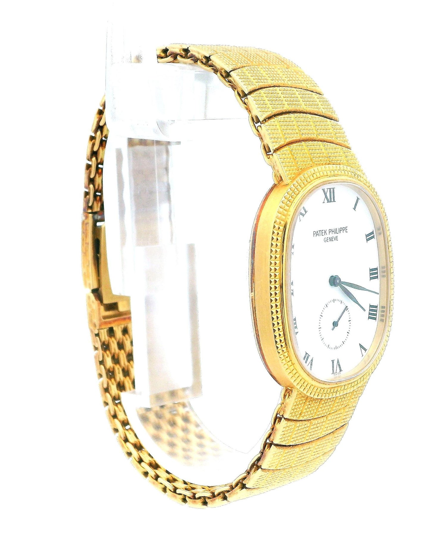 Patek Philippe Ellipse 3987 18K Yellow Gold Hobnail Watch