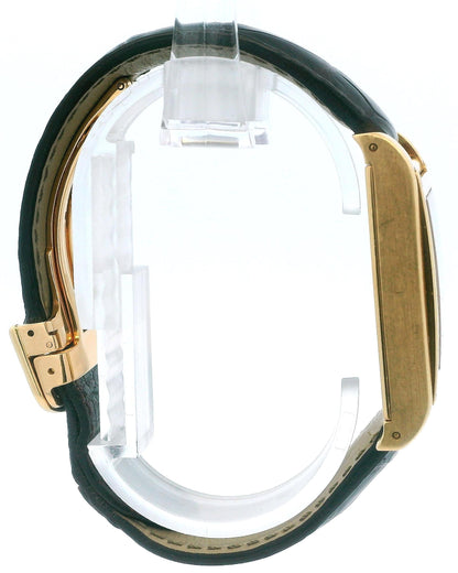 Cartier Tank a Vis W1534251 18K Yellow Gold Two-Time Zone Mechanical Watch