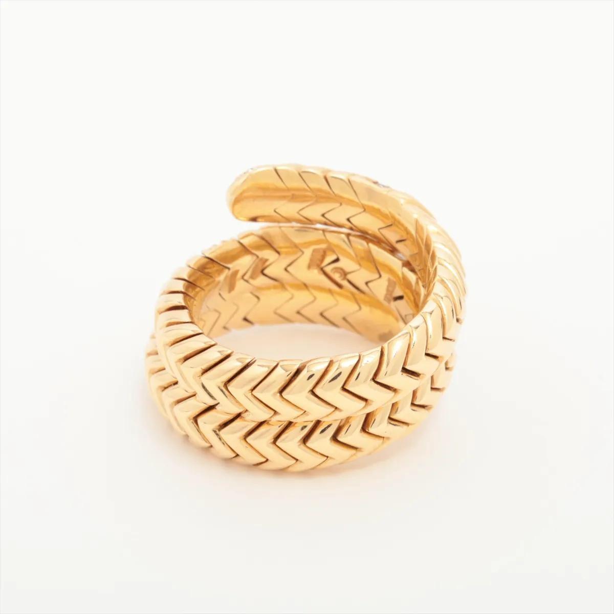 Bvlgari Spiga diamond Ring in 18K yellow Gold