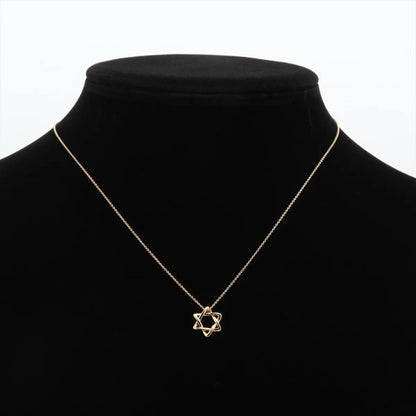 Tiffany 18k Yellow Gold Star of David Necklace