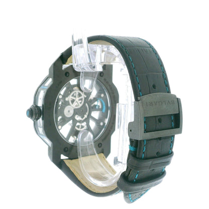 BULGARI OCTO BG044TTBSK TOURBILLON SAPPHIRE W/Service Document