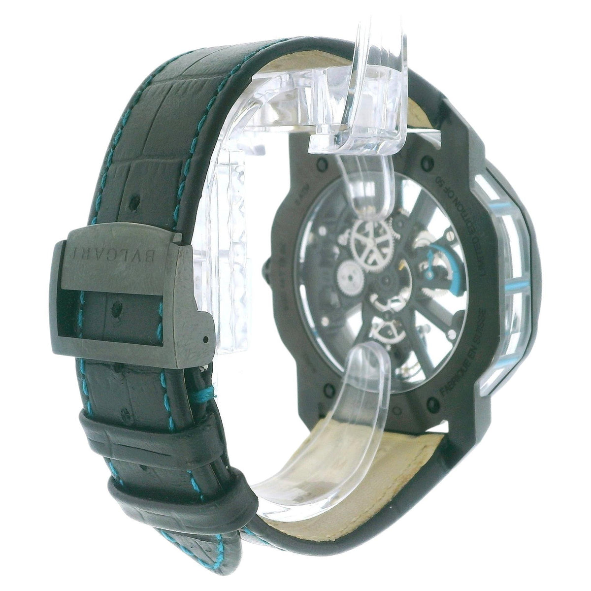 BULGARI OCTO BG044TTBSK TOURBILLON SAPPHIRE W/Service Document
