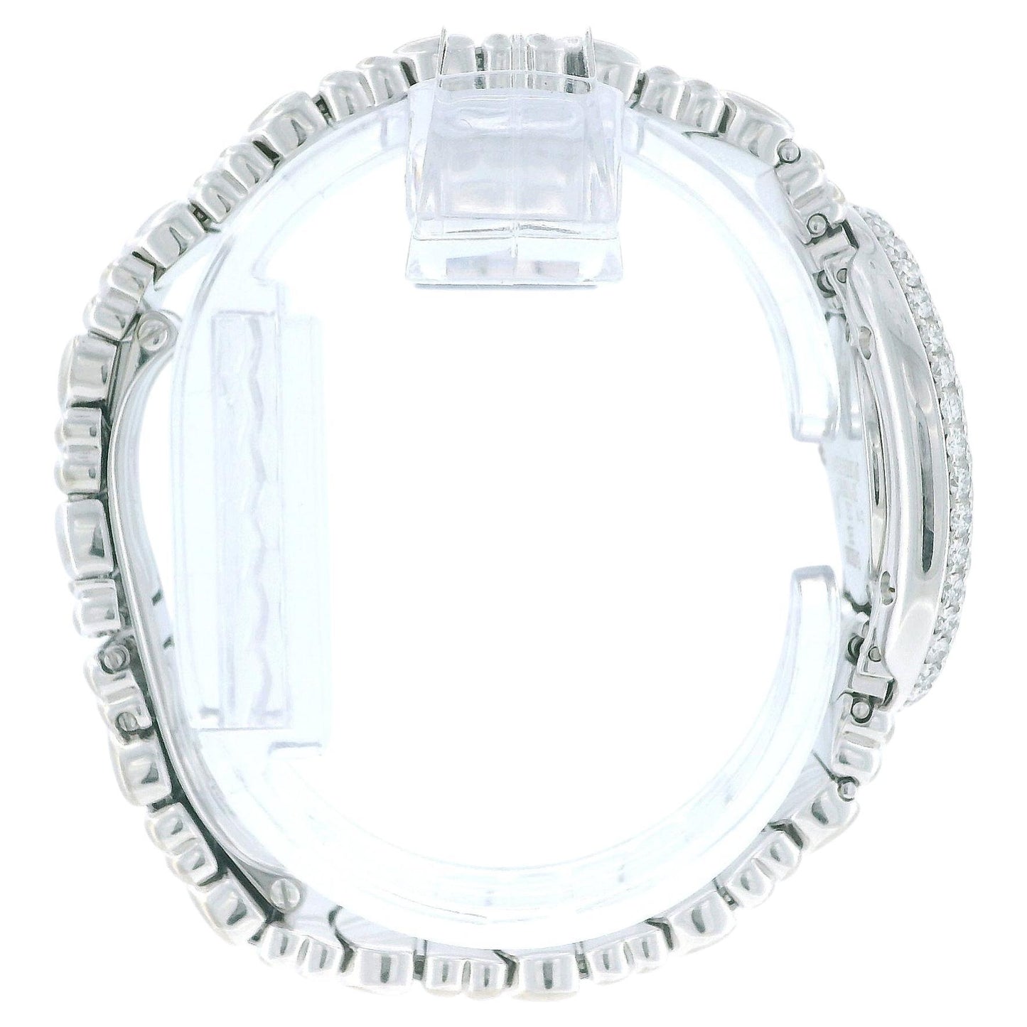 Cartier Baignoire WB5097L2 18K White Gold Diamond Casque D'or Box & Papares
