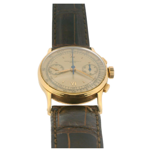 Patek Philippe 130 18K Rose Gold Vintage Watch W/Archives-1952