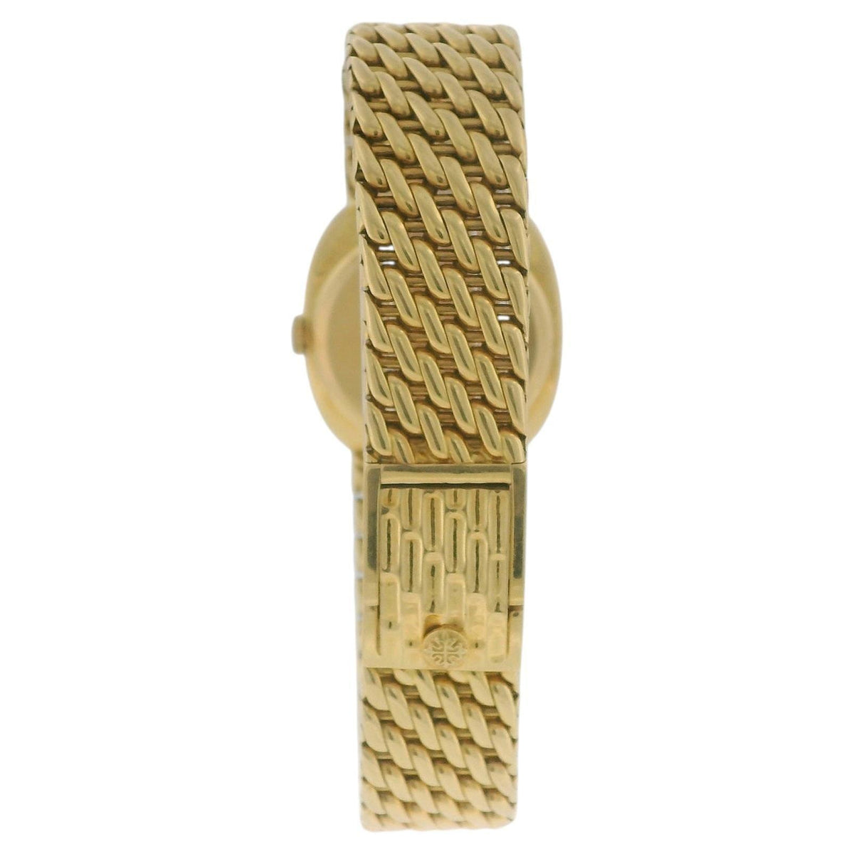 Patek Philippe 3848/17 Golden Ellipse 18k Yellow Gold Blue Dial Watch