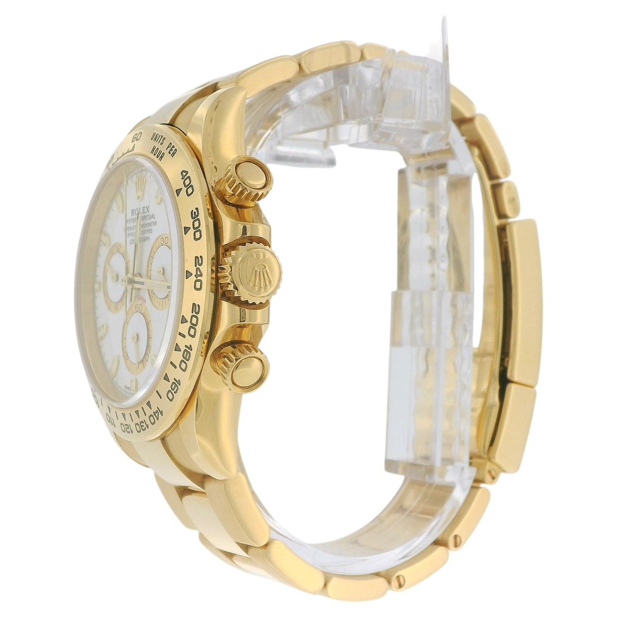 Rolex Daytona 116508 18k Yellow Gold Champagne Dial W/Card