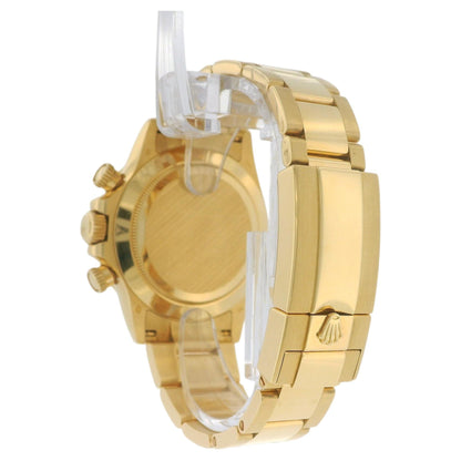 Rolex Daytona 116508 18k Yellow Gold Champagne Dial W/Card